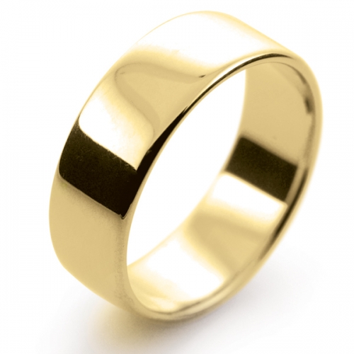 Soft Court Light - 7mm (SCSL7-Y) Yellow Gold Wedding Ring